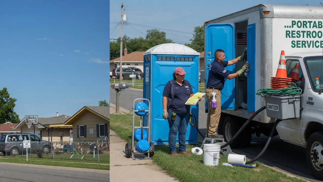 Portable Toilet Rental in El Paso, IL near me